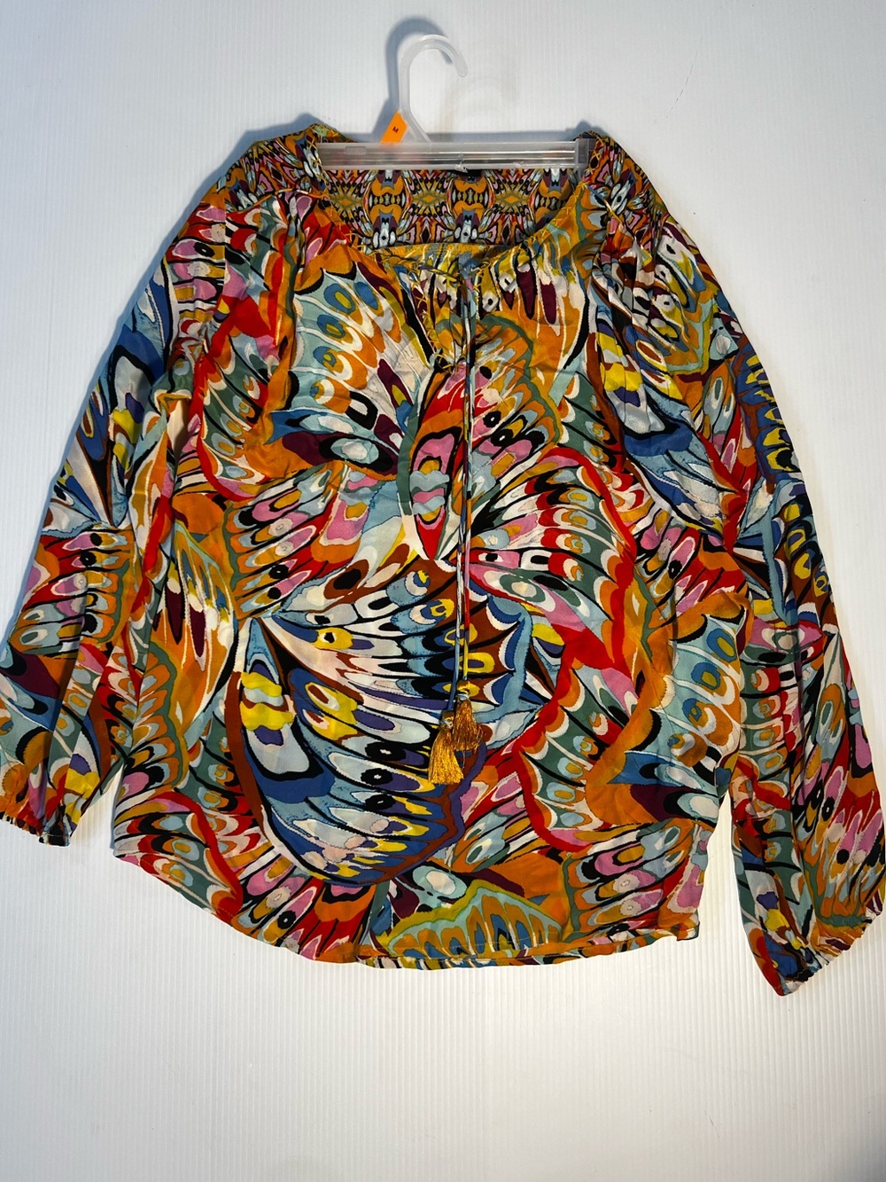 Womens Tolani Silk Sanaya Dress Tunic Monarch Multicolored